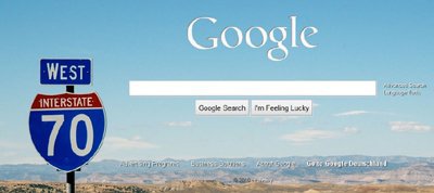 Google wird schöne durch Hintergrundbild wechsel