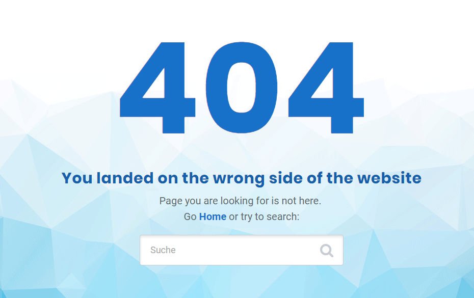 Google und 404-Fehlerseiten